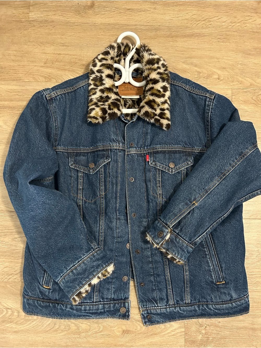 Levi’s animal print Jean jacket